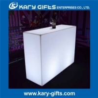 Rechargeable LED Bars Sets Illuminous Bar Table and Chairs